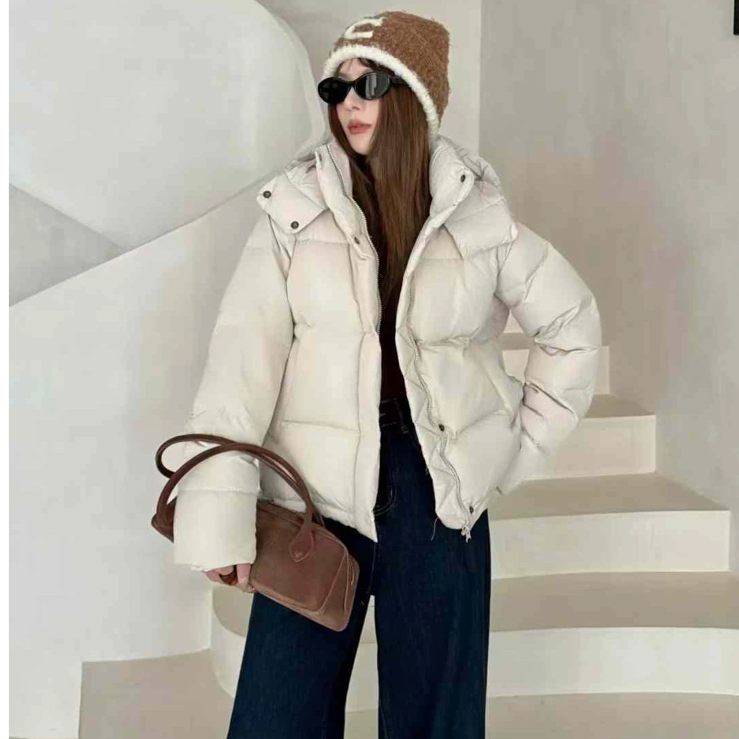 JFK2416款95新国标白鸭绒新款连帽休闲百搭款