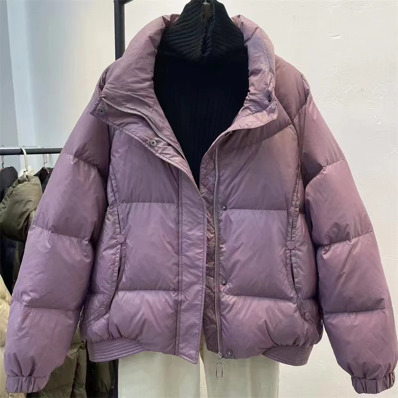 2306款外套女士冬季女款加厚韩版羽绒服 时尚百搭