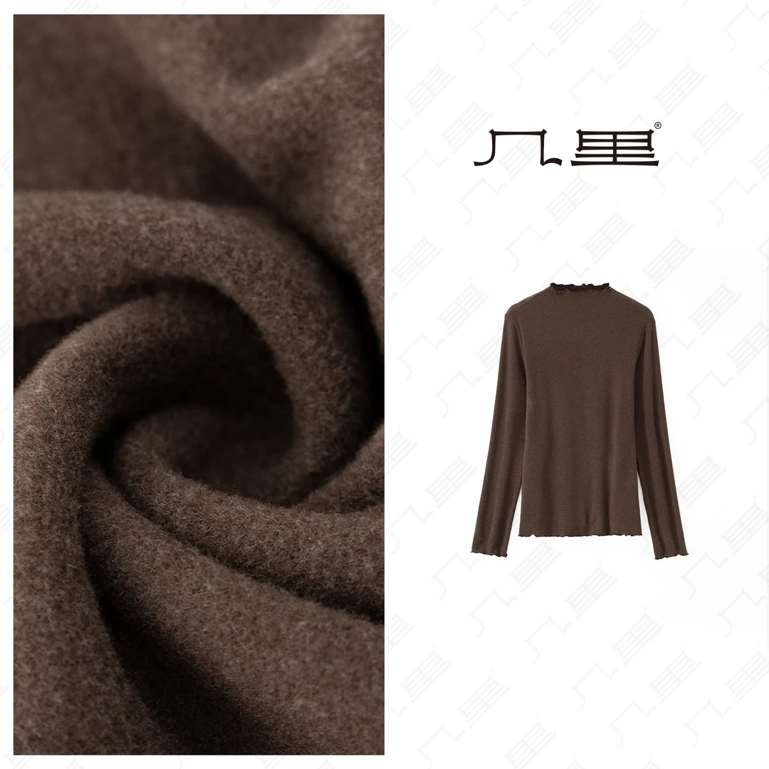 几里与麻【亲肤伴侣】长袖打底针织衫  衣长59 胸围71 1111671