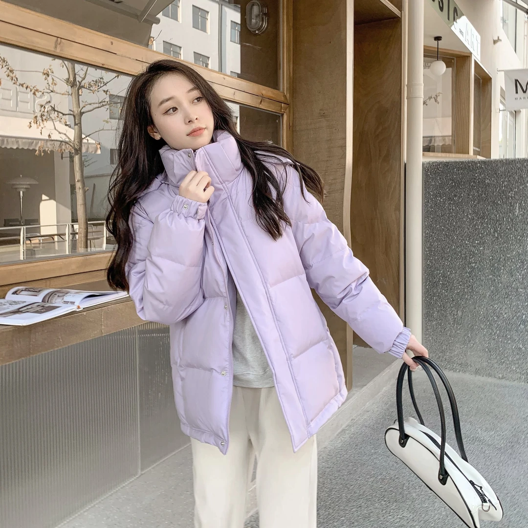 石墨烯【蓄热】羽绒服新时尚百搭2024保暖连帽加厚