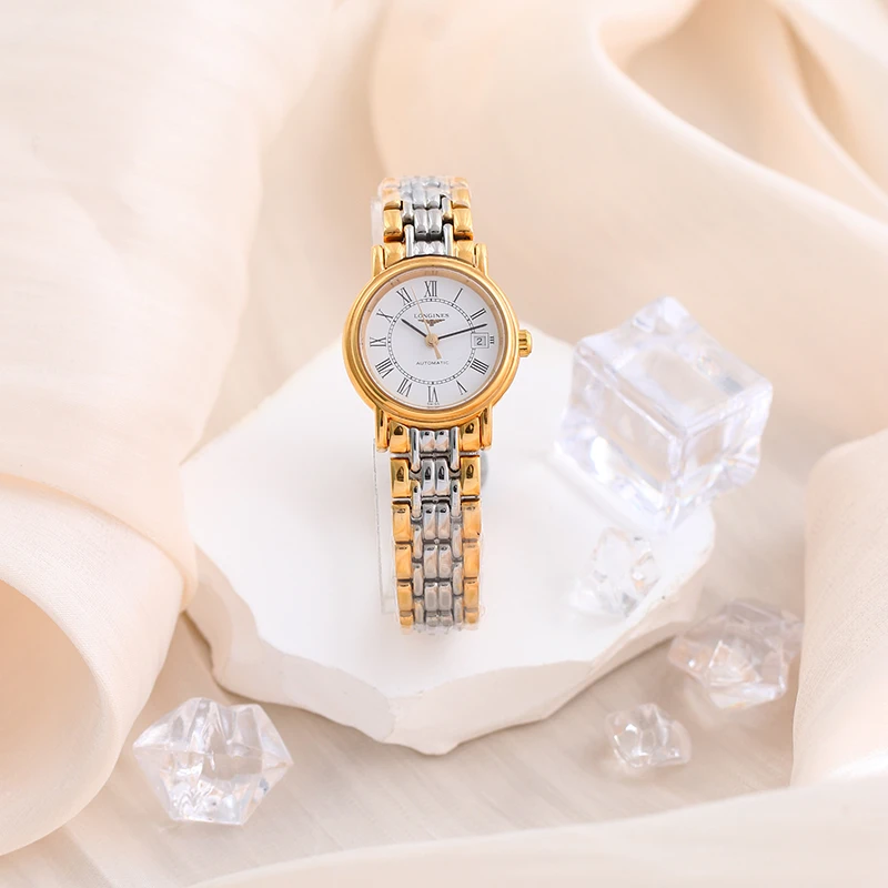 99新 Longines/浪琴 瑰丽系列25.5盘 L4.321.2.11.7自动机械女表