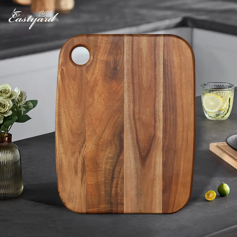 【逸园】相思木家用实木菜板加厚高颜值水果版户外砧板