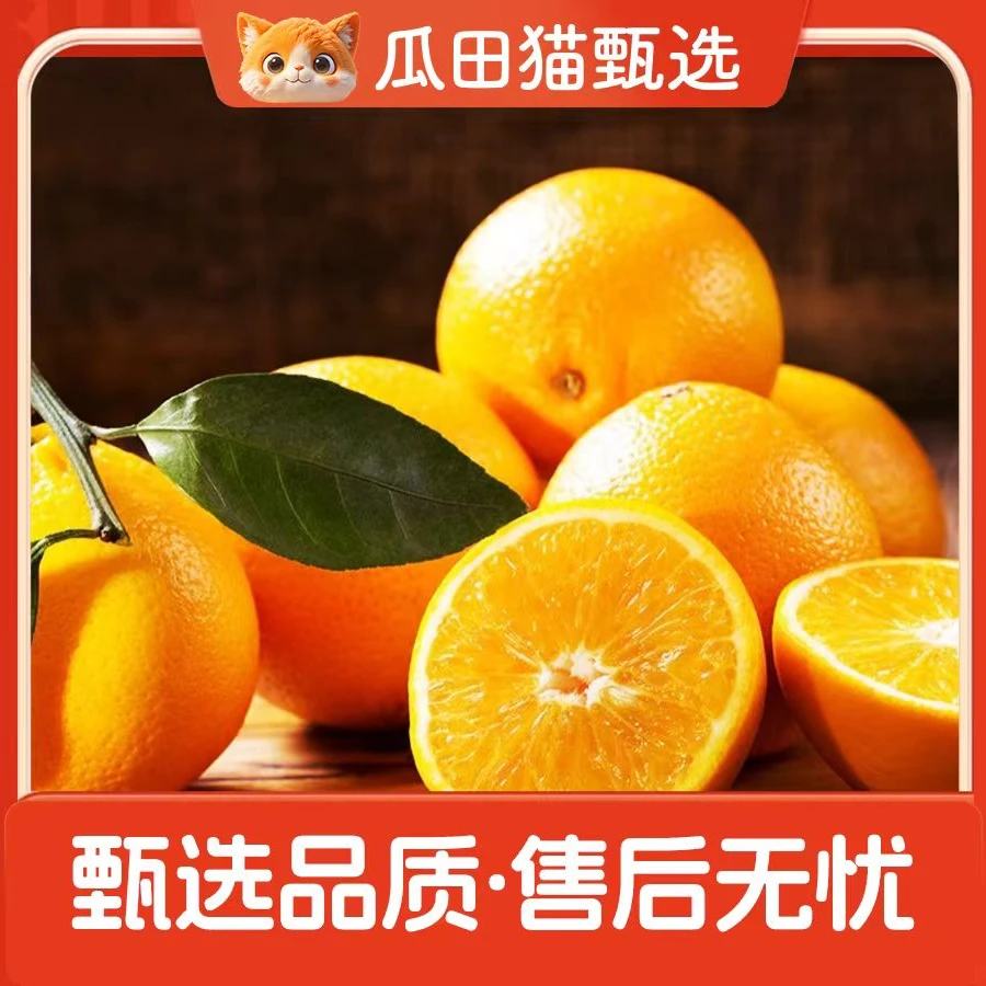 精选正宗赣南脐橙核心产区80-95大果（带箱5斤，坏果包赔）