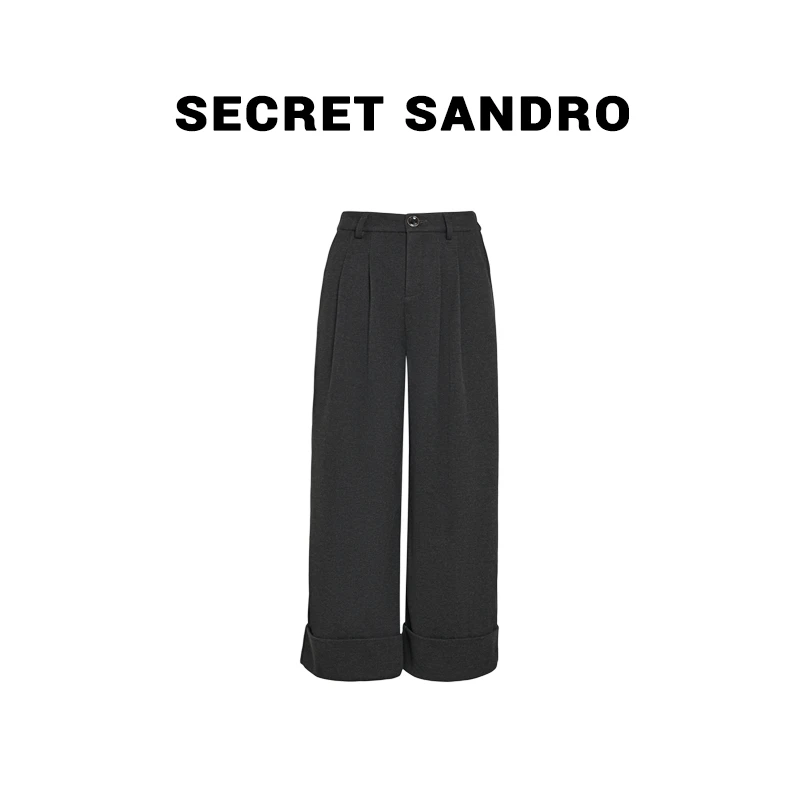 【毛呢裤2.0】【多娜&Secret Sandro粉丝专享】休闲裤 K83226179N