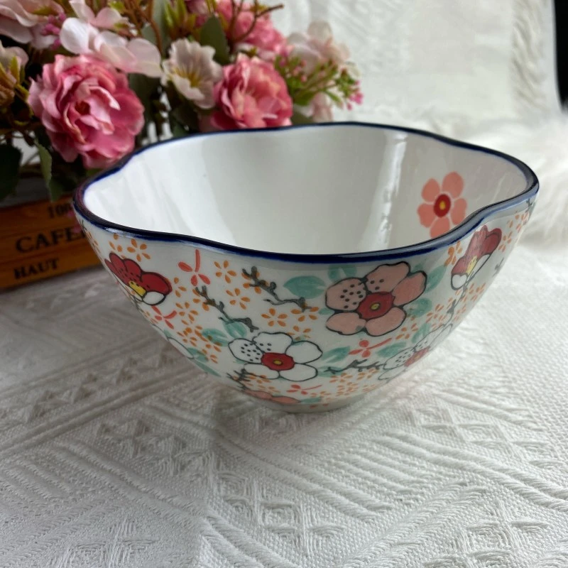 【欧礼】粉黛佳人系列6英寸花瓣碗