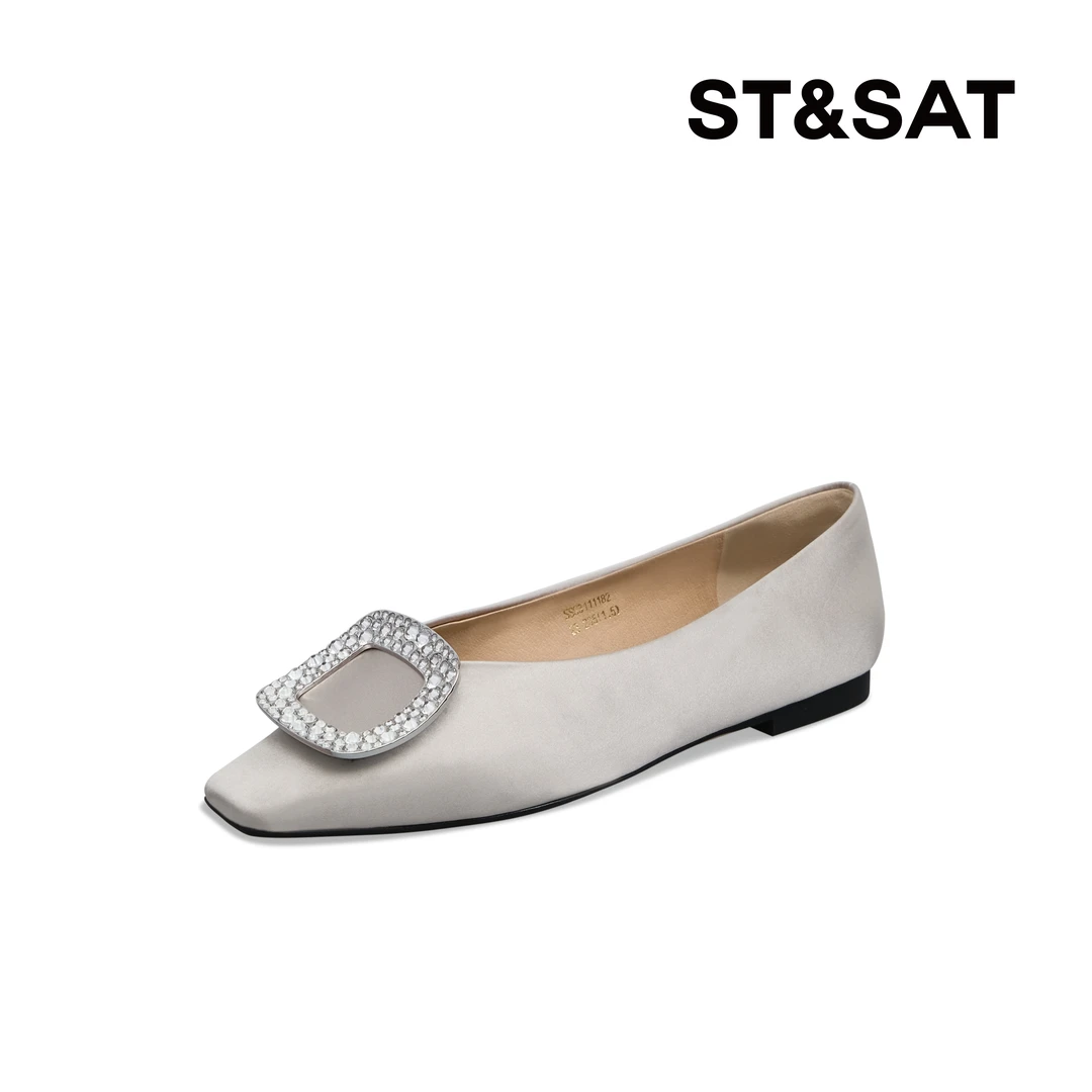 【夜幕星辰】星期六浅口单鞋优雅方头水钻通勤女鞋SSC3111182