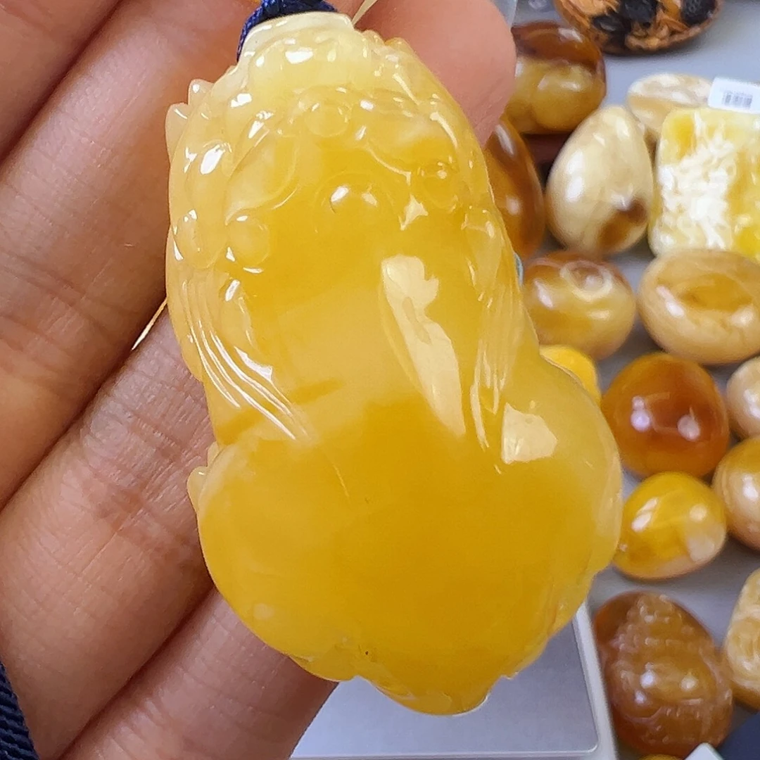 蜜蜡颈饰未镶嵌蜜蜡