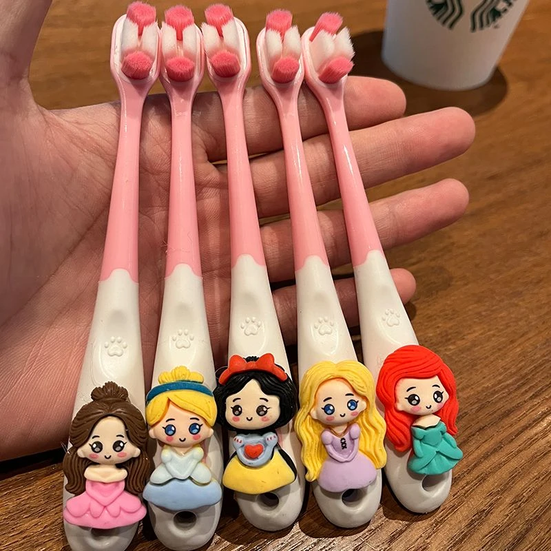 儿童万毛超细软毛牙刷2-3-6-12岁宝宝小头婴幼儿乳牙小孩护齿牙刷