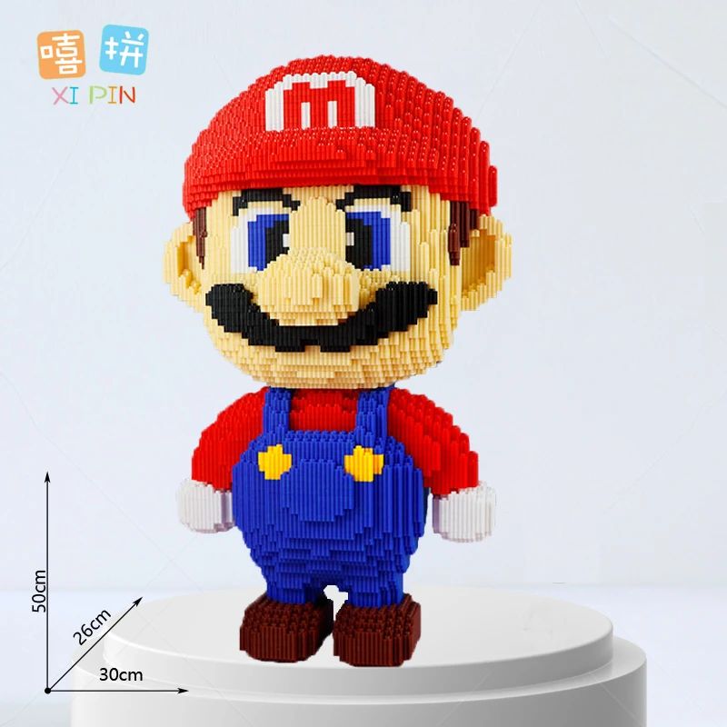 【开播福利】经典马力小颗粒益智玩具3Ｄ立体拼图模型摆件生日礼物