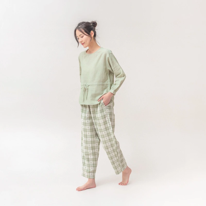提前购！！【雯雯甄选】定制款！！双层纱家居服套装——现现库存