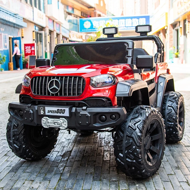 奔驰大g儿童电动车越野车四驱摇摆小孩四轮车1-8岁高端可充电童车