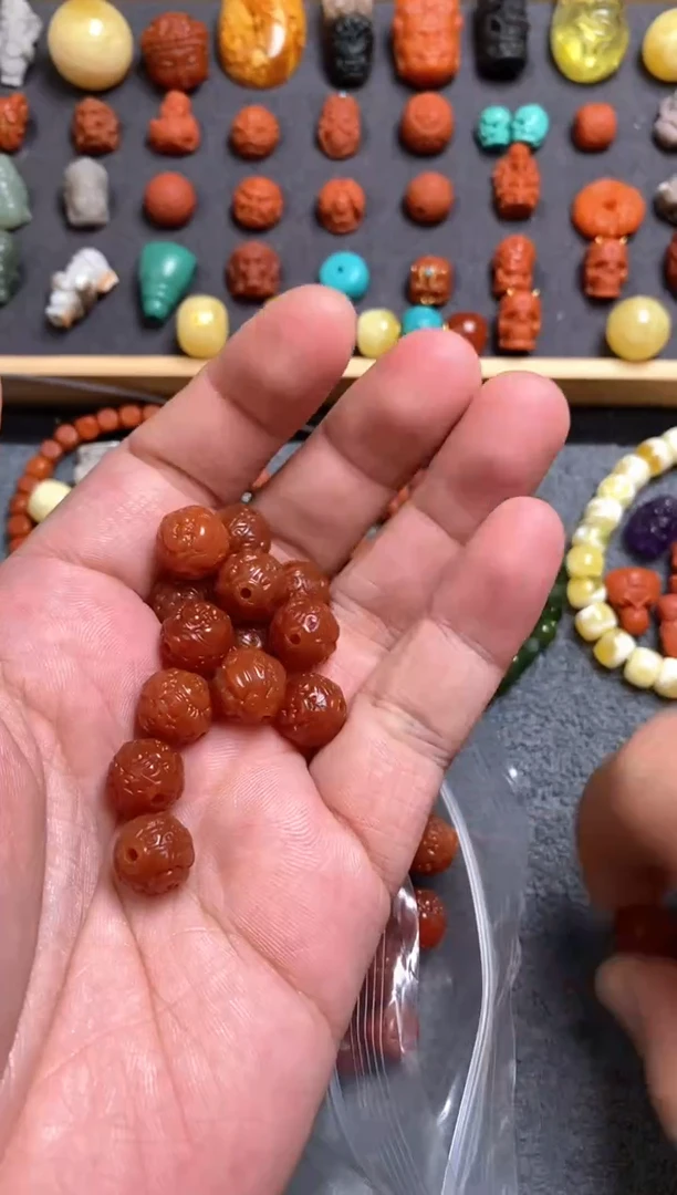 【闪购商品】玛瑙/玉髓珠宝奇石未镶嵌11mm财迷多样性发货发其一