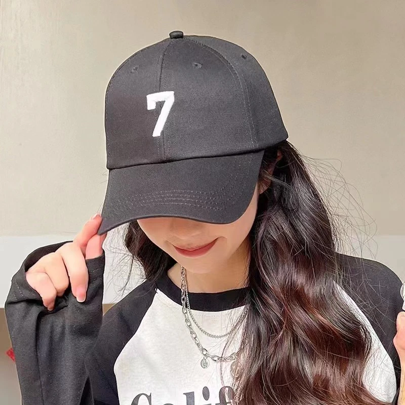 帽子夏季百搭休闲时尚潮牌棒球帽鸭舌帽情侣潮流户外黑色遮阳帽