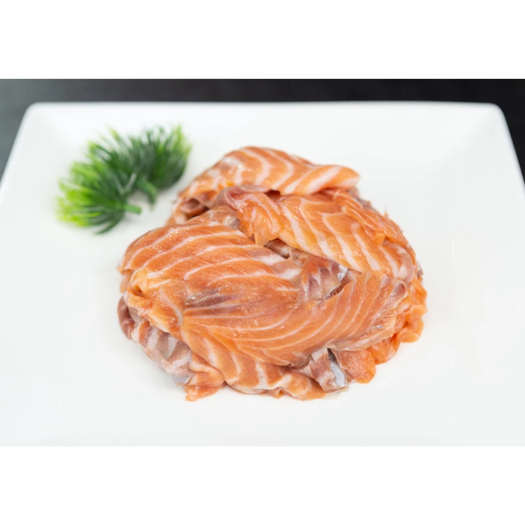 进口三文鱼碎肉 500g 【郭大】