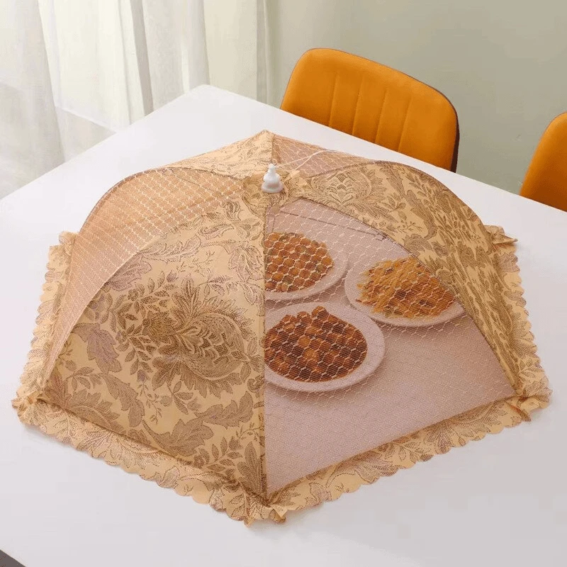 【新疆包邮】遮菜大号菜罩透气防尘防蚊剩菜罩食物罩家用拆洗餐桌饭