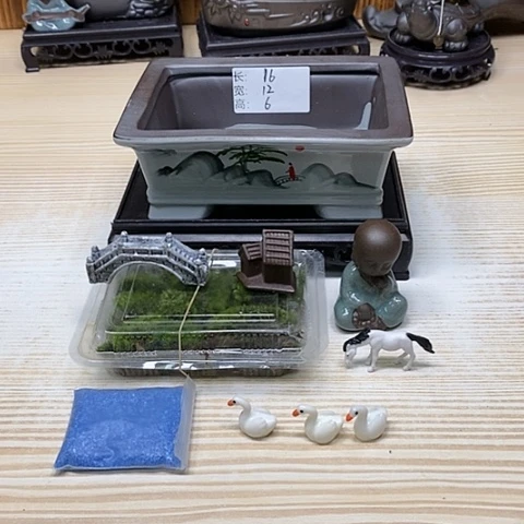 陶瓷20CM以下陶瓷花盆浮力