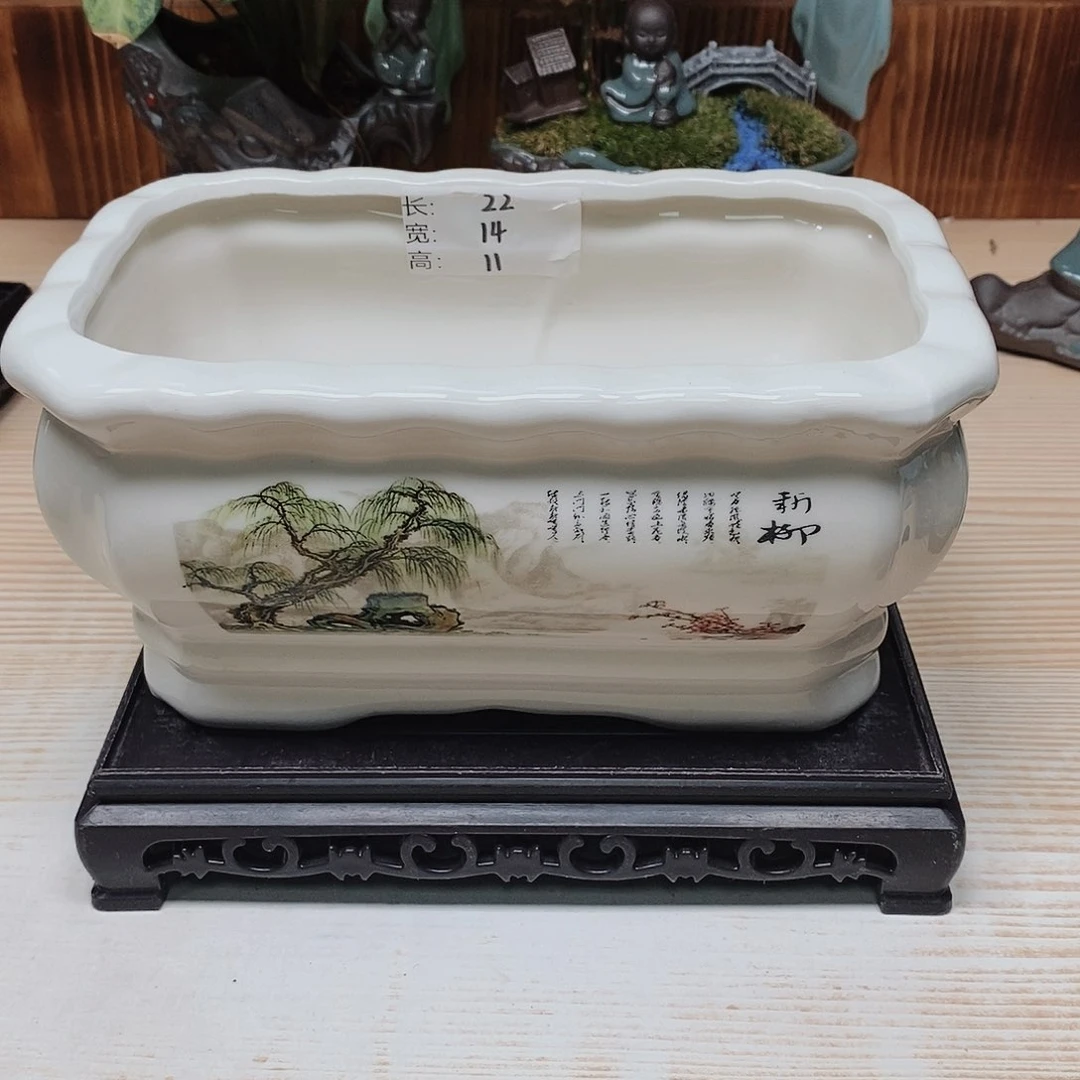 陶瓷20CM以下陶瓷花盆浮力