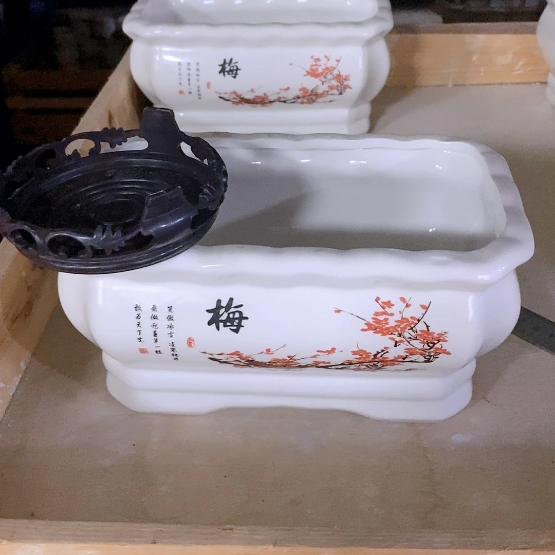 陶瓷20CM以下陶瓷花盆浮力