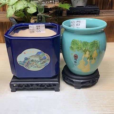 红陶20CM以下陶瓷花盆浮力