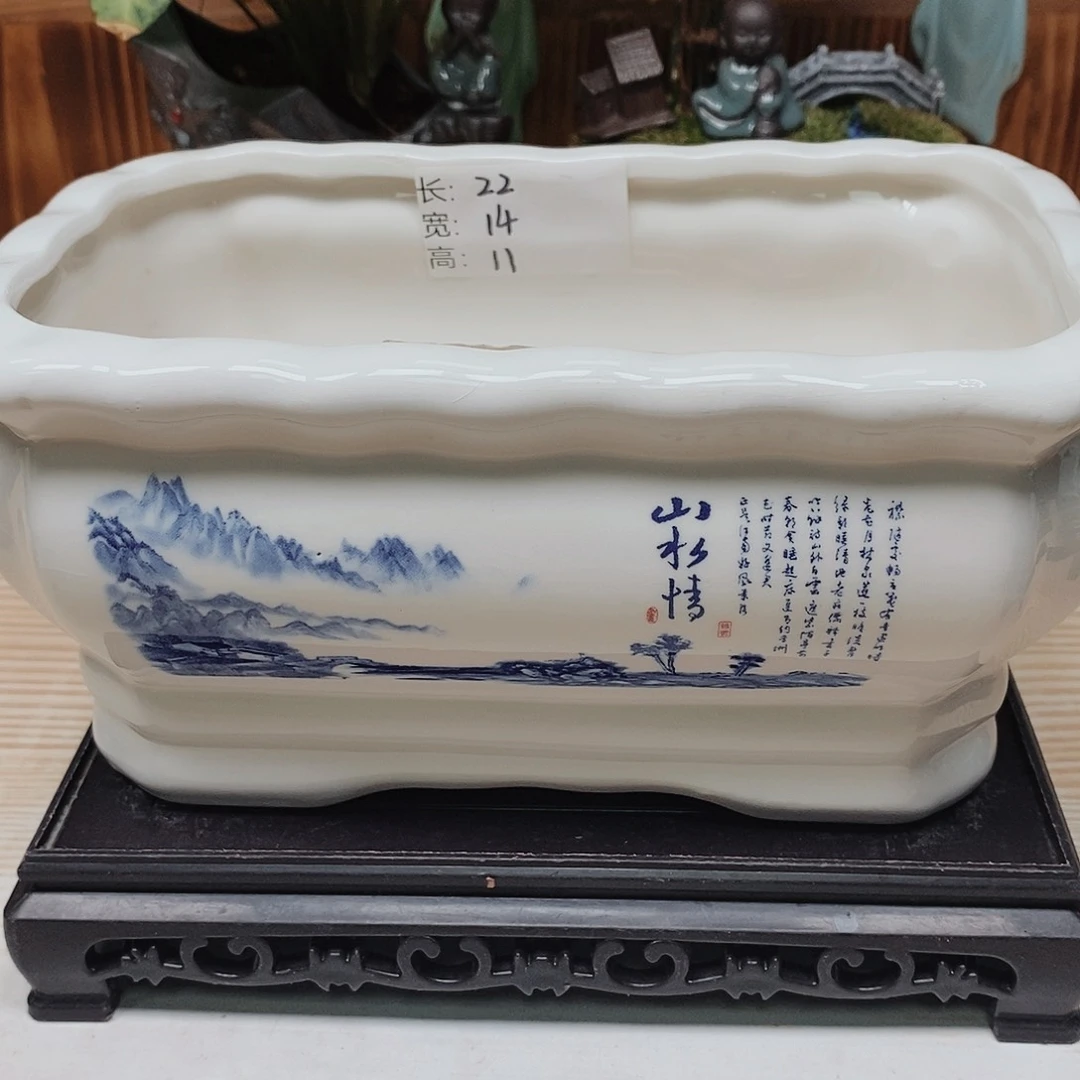 陶瓷20CM以下陶瓷花盆浮力