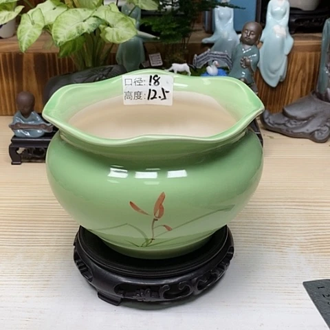陶瓷20CM以下陶瓷花盆浮力