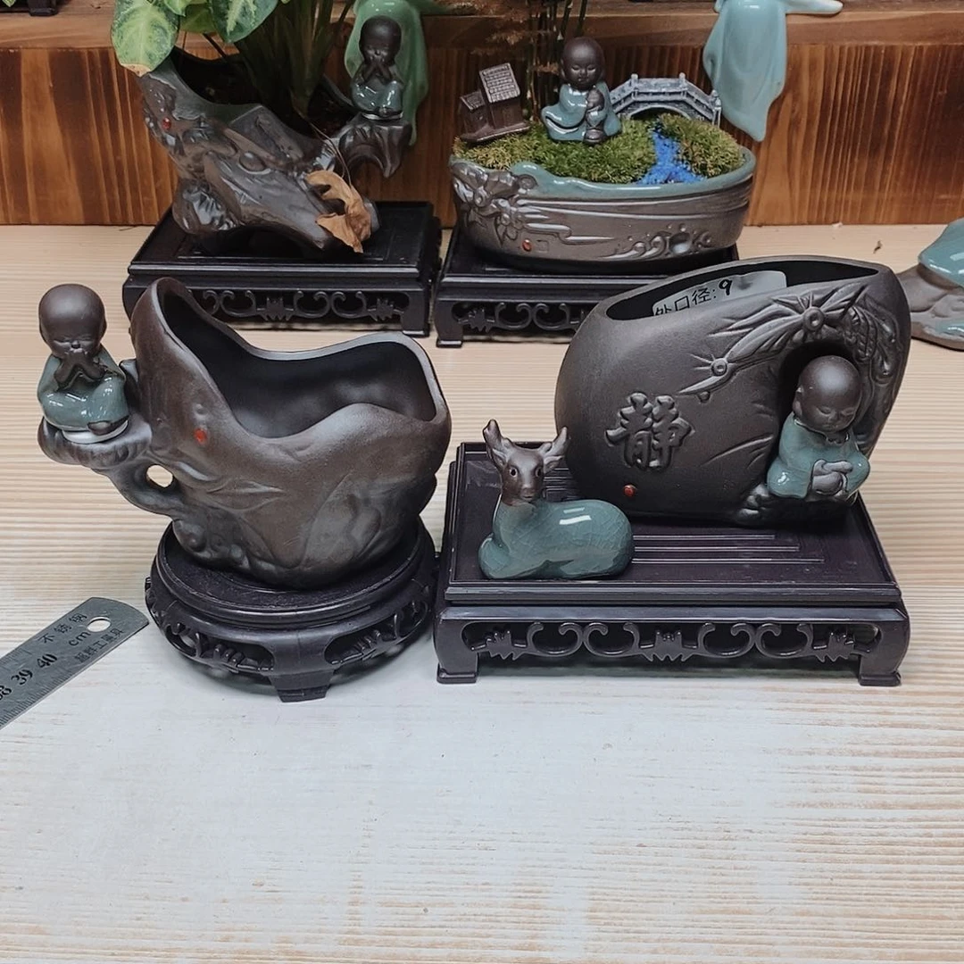 陶瓷20CM以下陶瓷花盆浮力