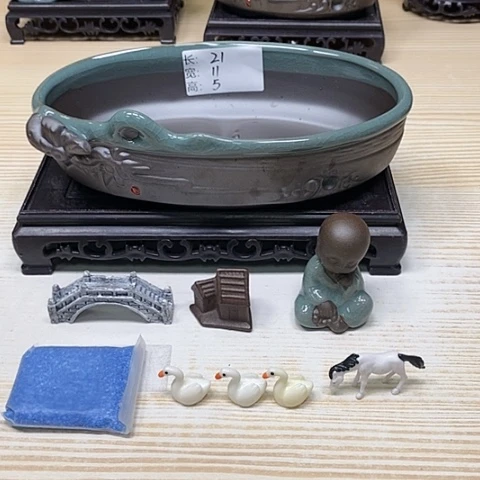 陶瓷20CM以下陶瓷花盆浮力