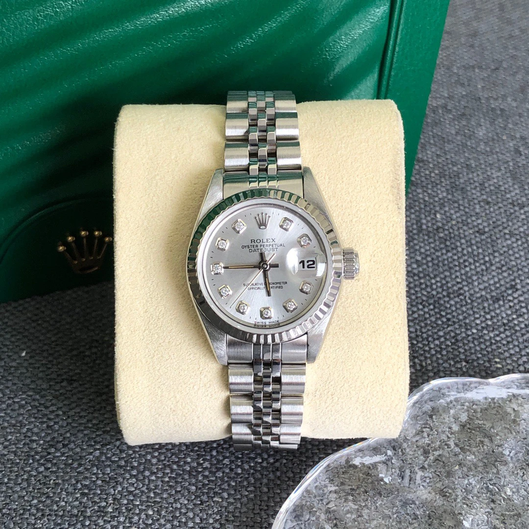 99新 Rolex/劳力士 奢侈品/日志69174银白盘26mm后钻单表