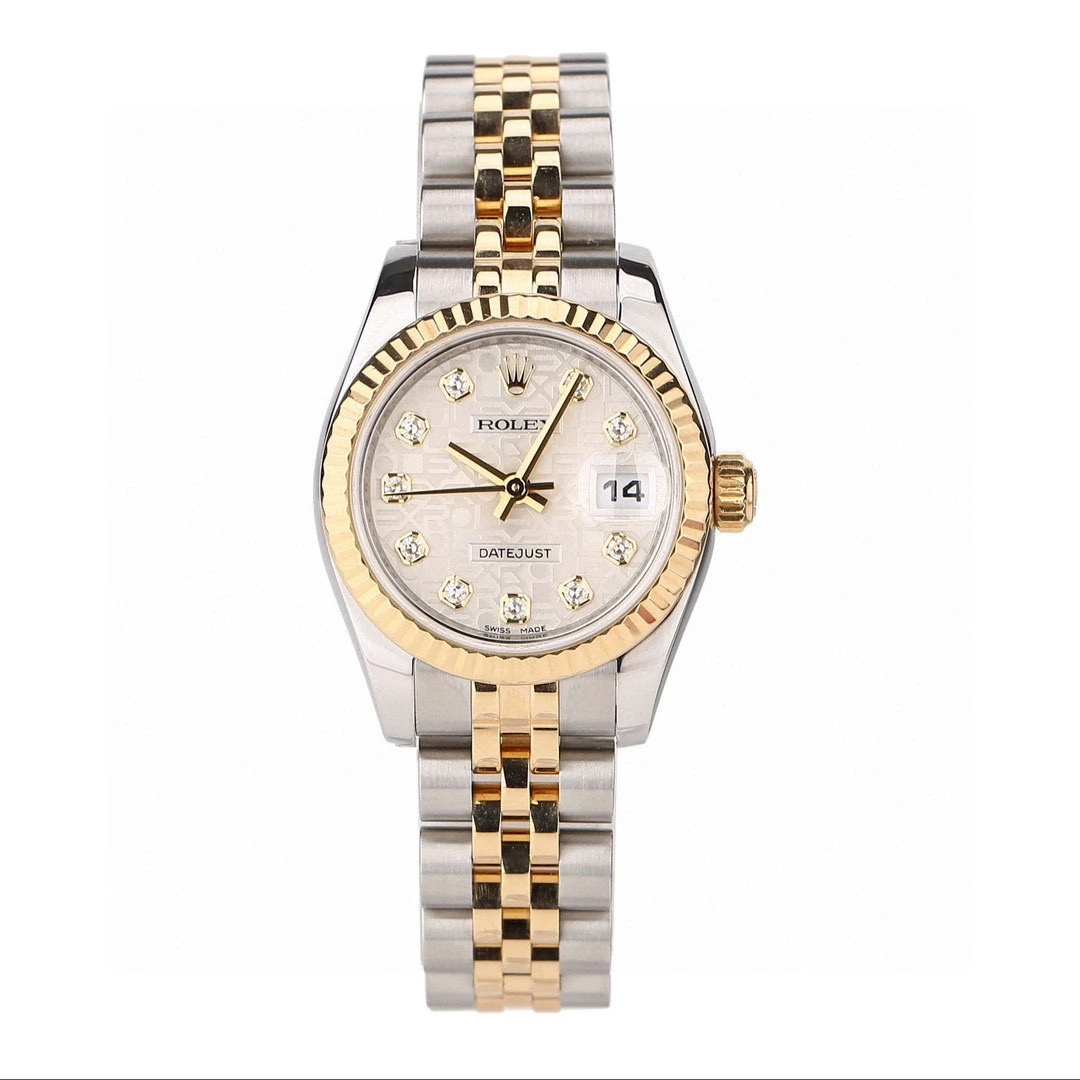 99新 Rolex/劳力士 奢侈品/日志69173白电脑盘26mm原钻单表