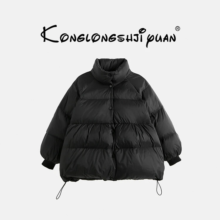 双11羽绒服公主纯色女童简约短款时尚韩版蝴蝶结保暖爆款