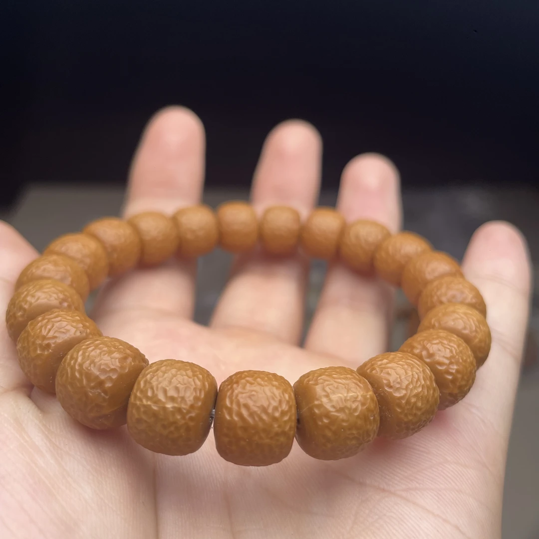 猴头荔枝纹全品手串龙岩料