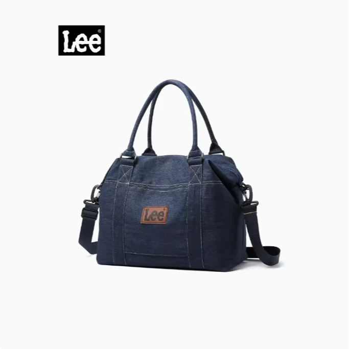 Lee大容量手提旅行包女士健身行李短途出差包单肩收纳包男斜挎