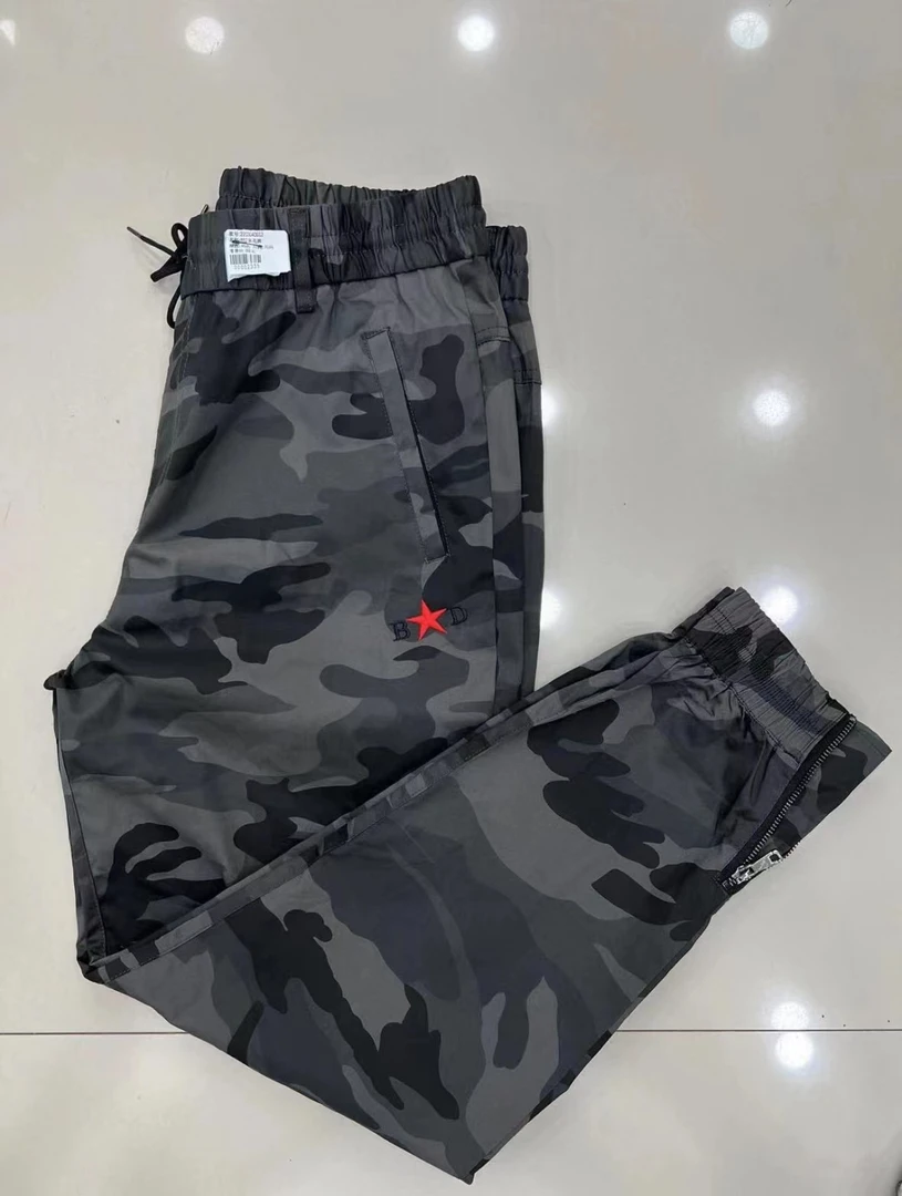 男款束腿拉链款迷彩工作裤（852)
