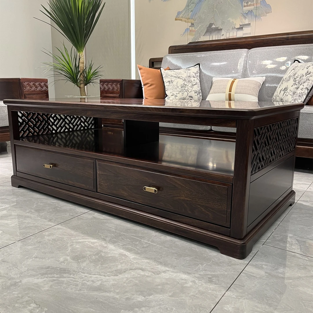 高端进口实木客厅茶几1.5米