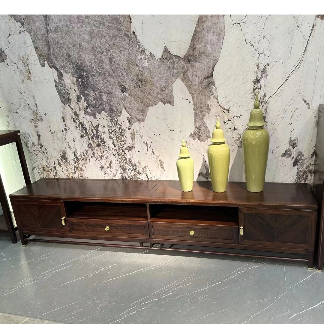 新中式爱里古夷苏木2.4米电视柜