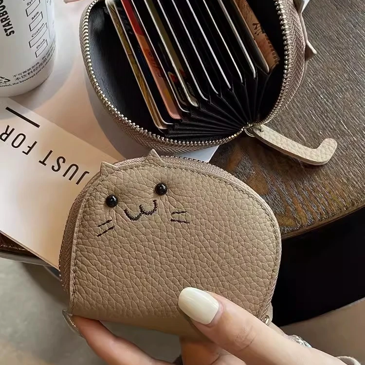 卡包女士2025新款小巧网红可爱多卡位高级感防消磁随身高端装卡的