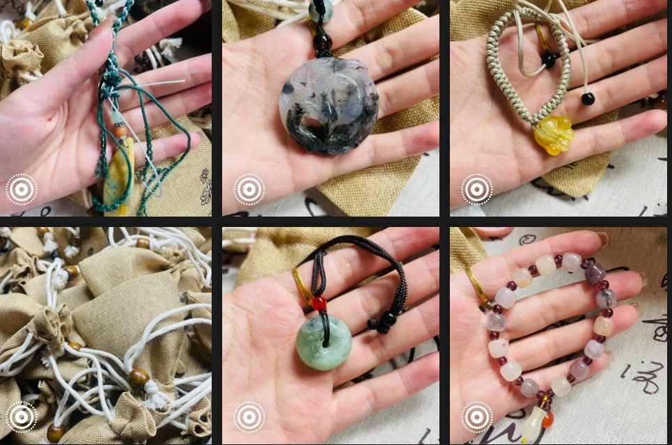 岫玉拆拆乐拍一拆三岫玉吊坠手链随机