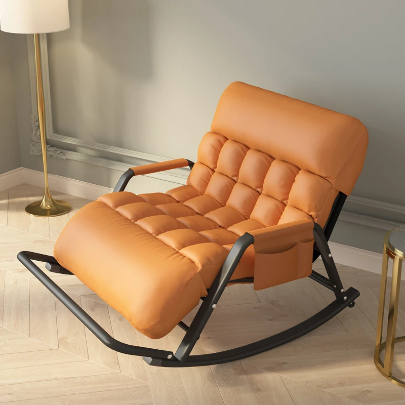 四季通用双人防水科技布懒人沙发客厅摇摇椅躺椅北欧阳台休闲椅