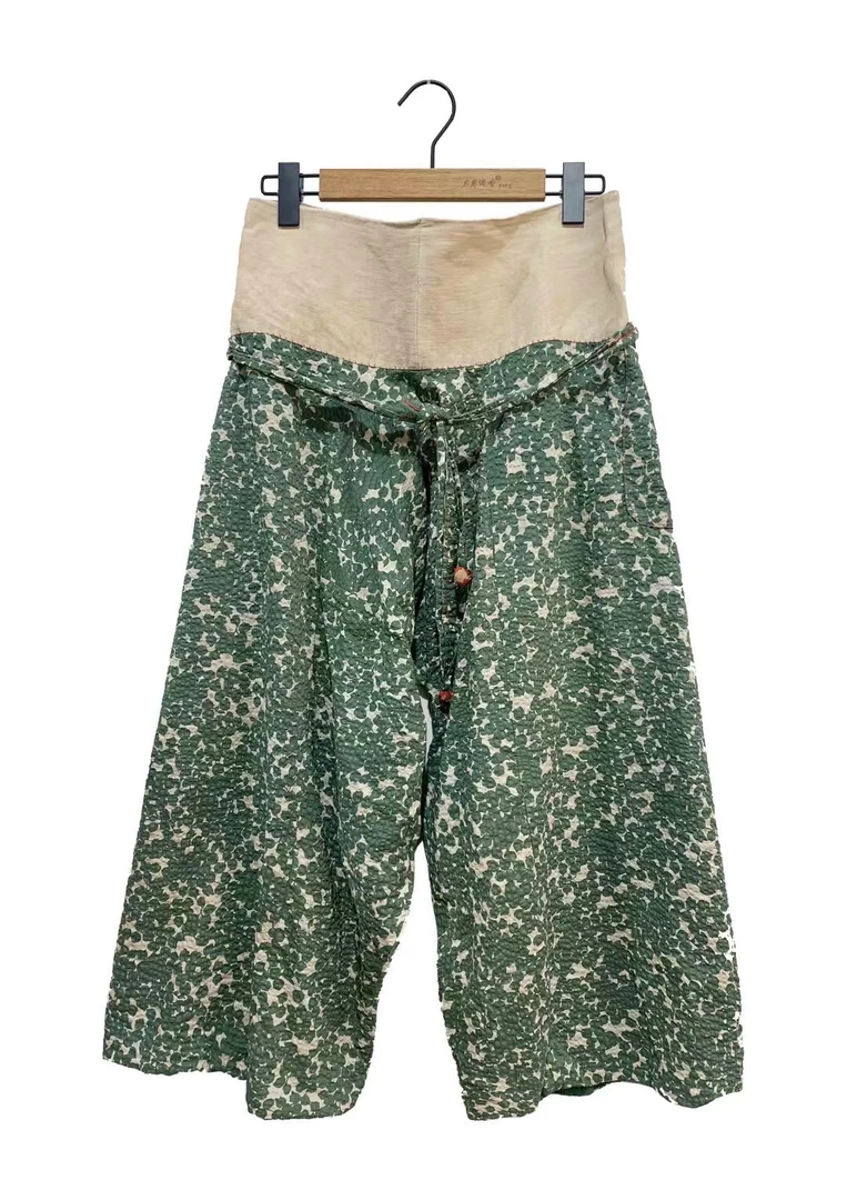 左岸迷香植物染裤子