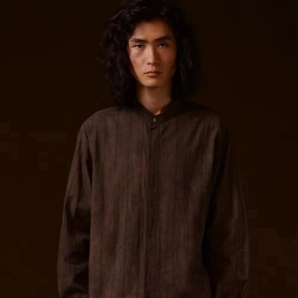 ZUO AN MI XIANG/左岸迷香植物染男装衬衫棉