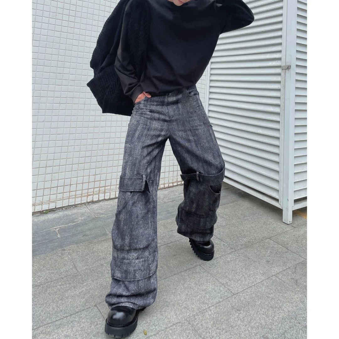 [YSFZ]设计师新款废土风高级感工装休闲裤