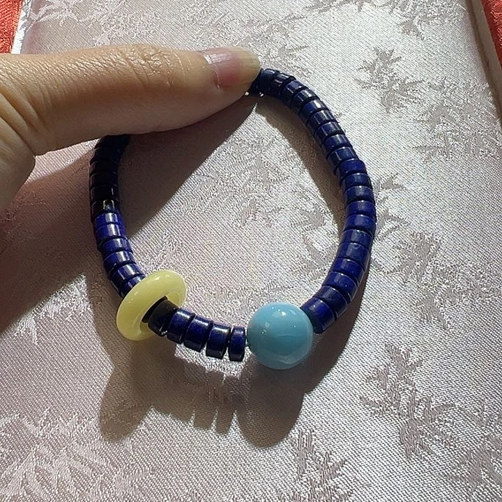 青金石手链未镶嵌手链