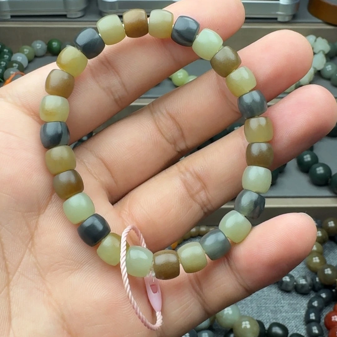 和田玉手串未镶嵌