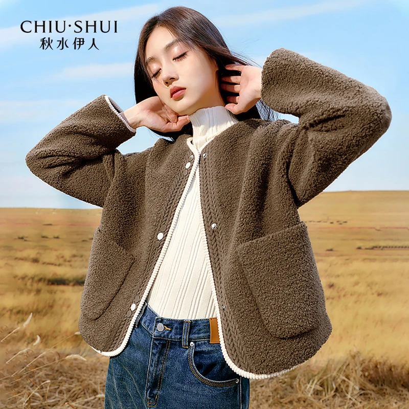 人造皮草 【许半夏专属】秋水伊人舒适仿皮草厚外套冬季新款软