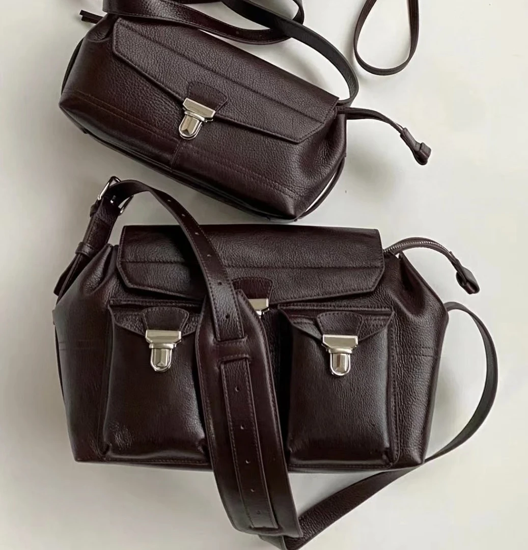 gearbag中号烙哥MEEGHERBE斜挎包单肩经典百搭植鞣时尚女日常通勤