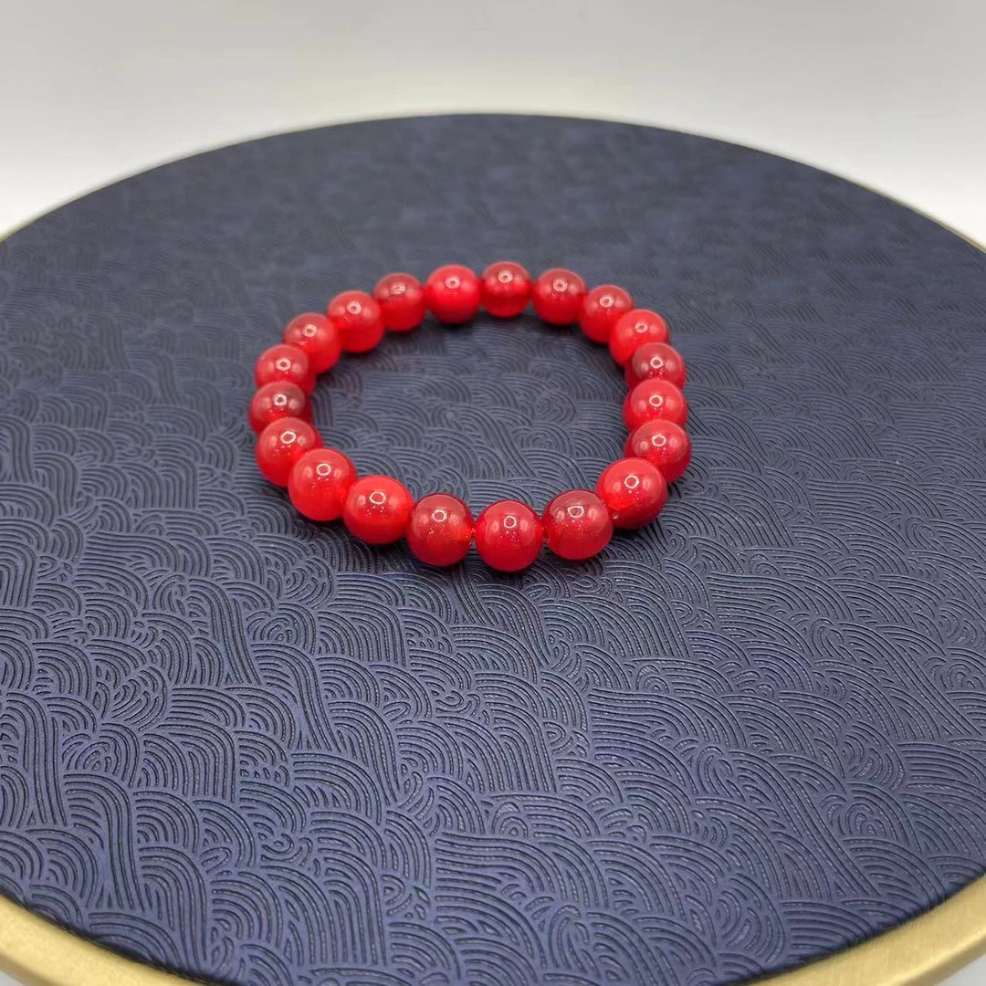 8号 R4皮皮红色10mm手串