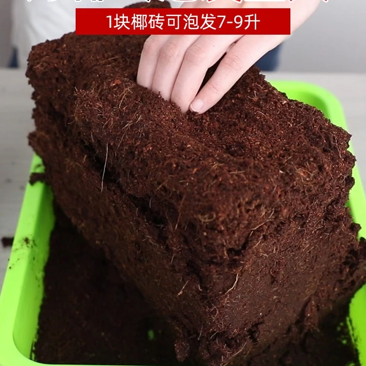 椰砖营养土阳台养花种菜脱盐椰糠椰土耶砖基质通用型发酵土壤椰壳