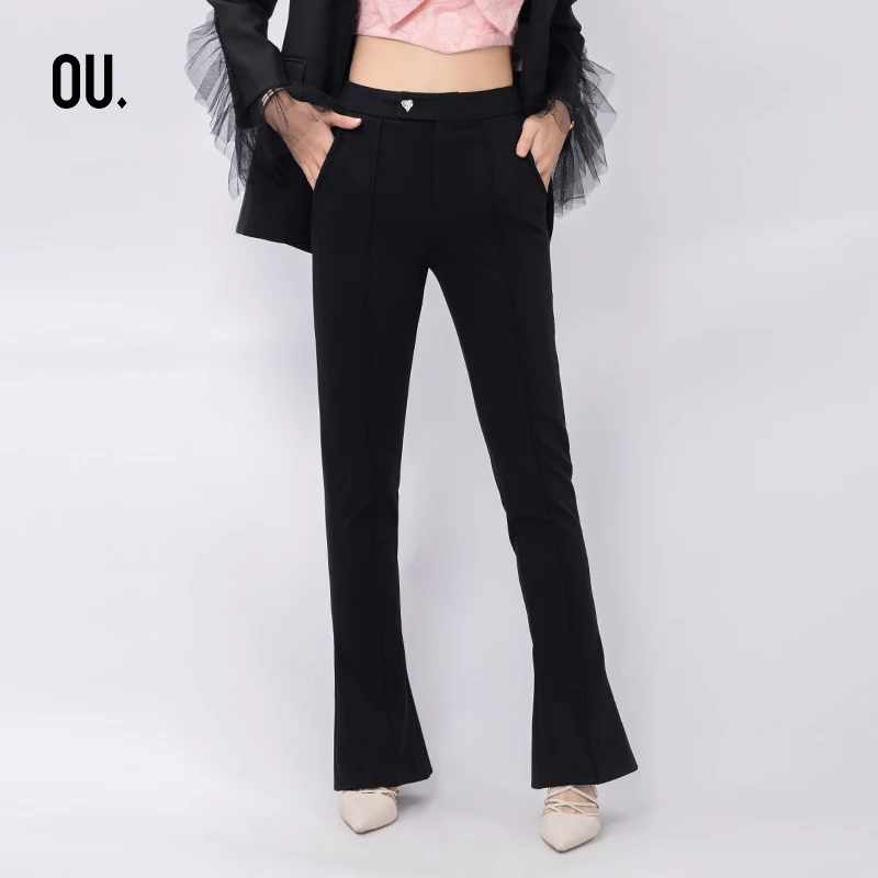 【媛媛】OU./欧点百搭休闲长裤6102230193