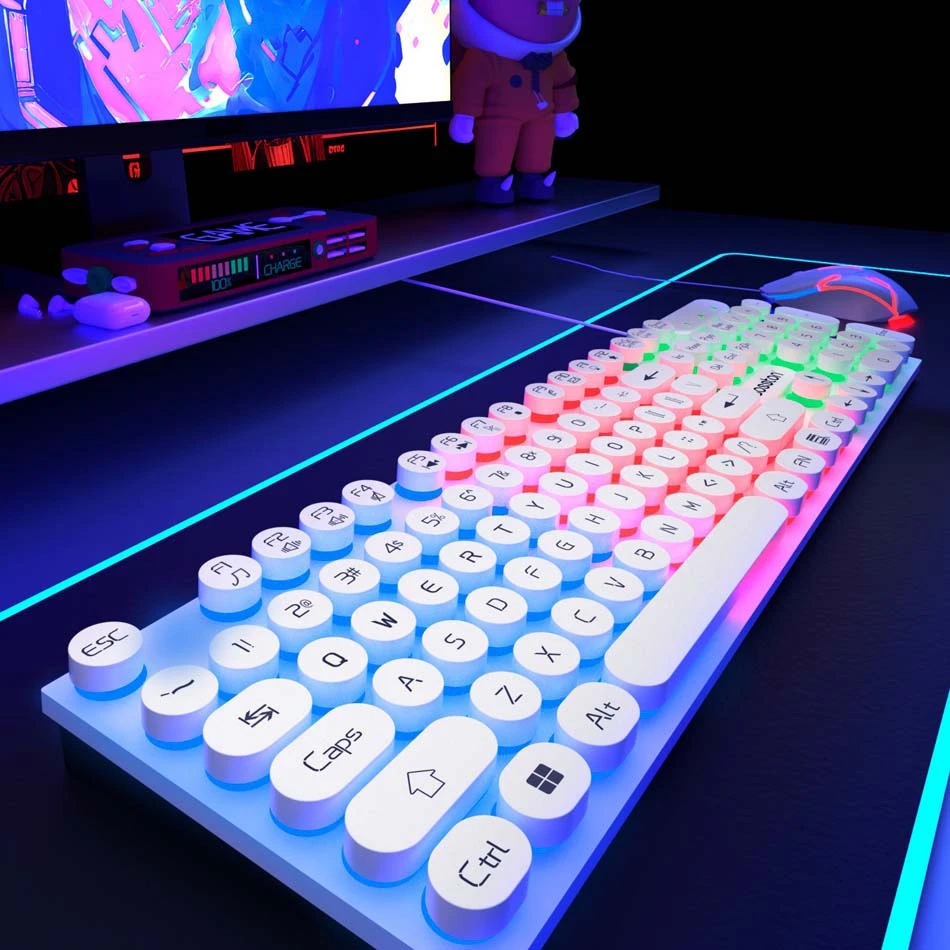 键盘鼠标机械键盘手感电竞游戏办公电脑笔记本台式性价比高通用