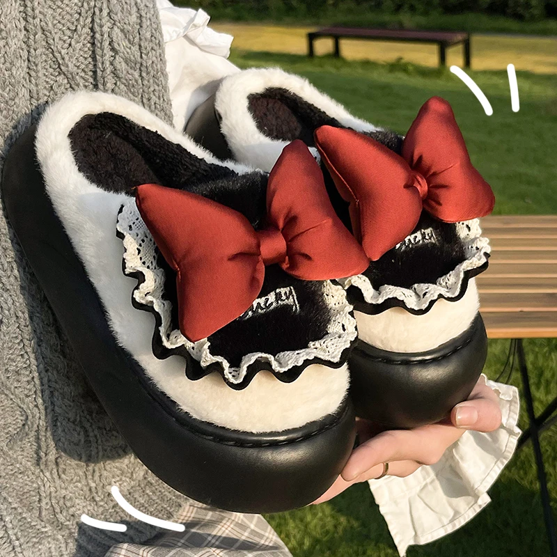 少女心棉拖鞋女士冬季2024新款室内家居加厚保暖学生宿舍女款棉拖